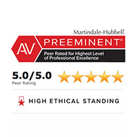 AV Preeminent rating 5 out of 5 stars